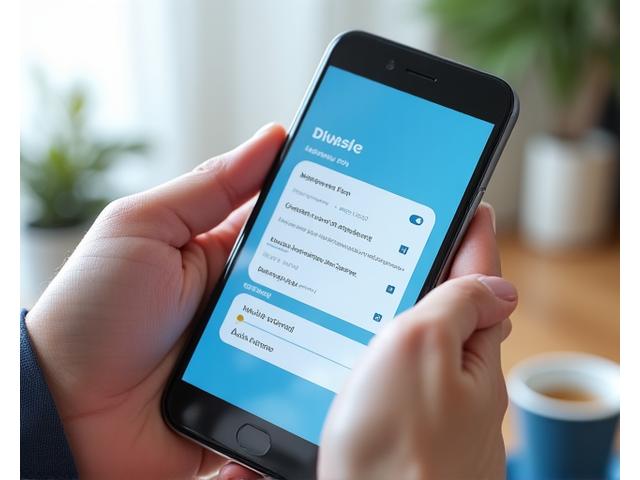 A clean, simple mobile application interface showing a multi-step form with progress bar, illustrating a streamlined digital application experience.