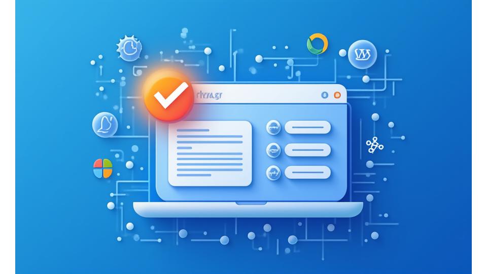 Digital interface showing privacy settings and logos for Google Ads and Microsoft Bing, with a checkmark, symbolizing compliance.