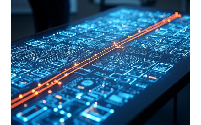 Integrated map visualizing various transport modes and optimization pathways